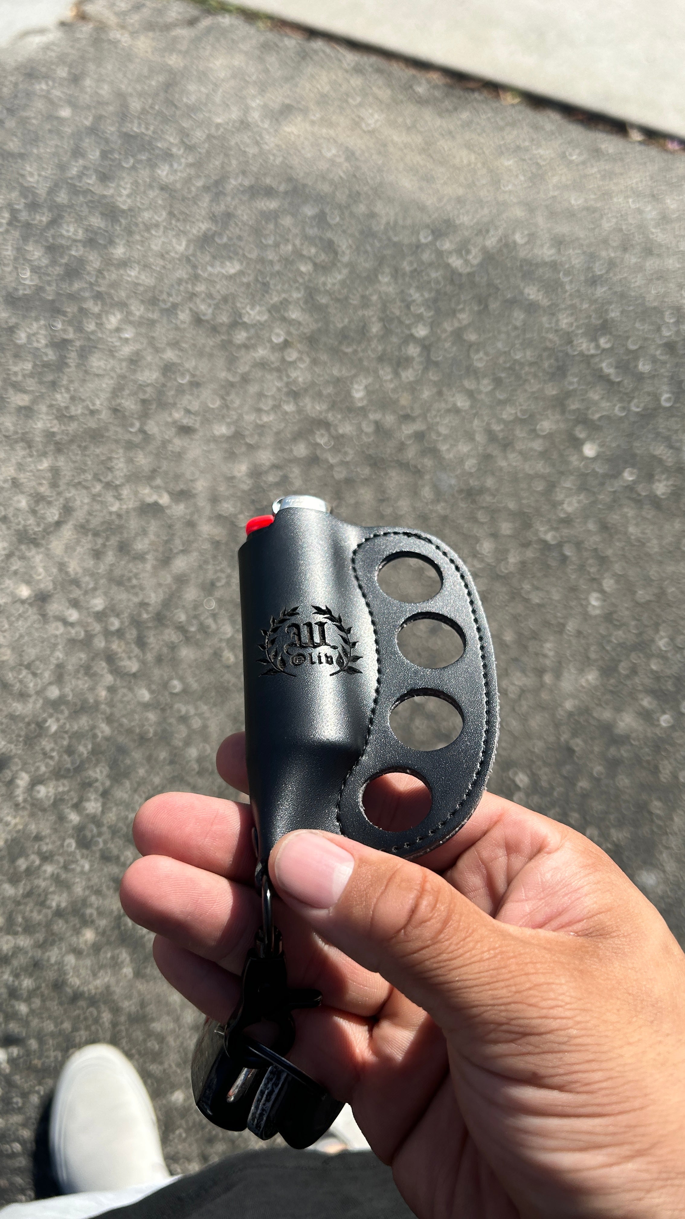 小物 blackmeans LEATHER KNUCKLE LIGHTER CASN Blackmeans Leather Knuckle Lighter Case – Justin Reed